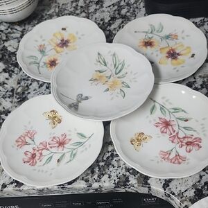 Lenox Garden Bloom Dinnerware Set - Yellow, Pink, Green